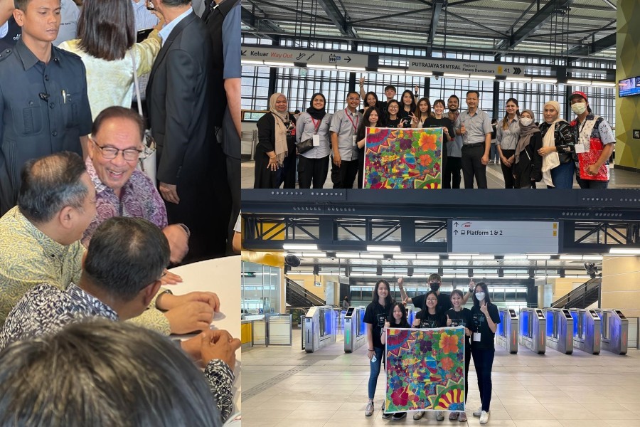 Diploma in Media Studies students invited to participate in the opening and launching ceremony of the second phase of the MRT Putrajaya Line